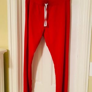 Figs Red Livingston Pants L